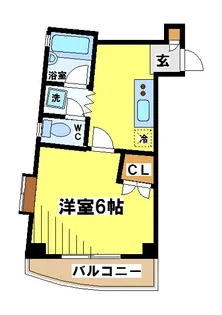オーベルジュ芦花【3階】の間取り