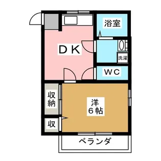 マイスターハウス鈴樹【1階】の間取り