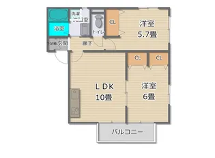 ヴィラ鎌倉【2階】の間取り