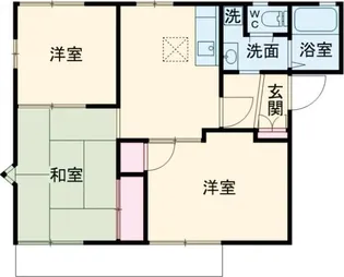 グリーンハイツA【1階】の間取り