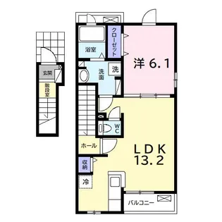 サンヴェール蔵波1【2階】の間取り