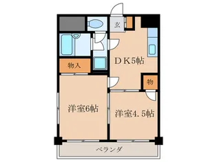 清和サニ-ハイツ【3階】の間取り