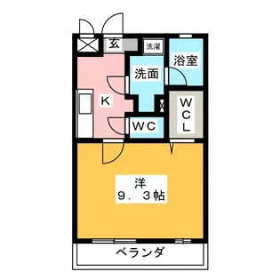 ワイズ【3階】の間取り