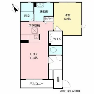ヴィラーチェ・ラム【1階】の間取り