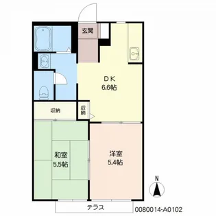 メゾンあや A棟【1階】の間取り