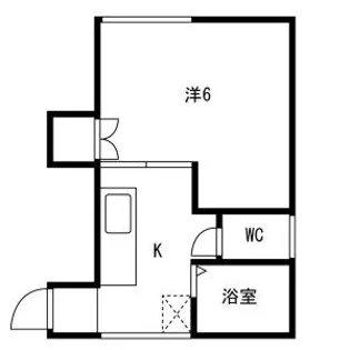 コーポ藤見【2階】の間取り