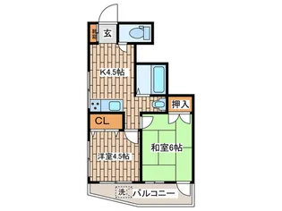 サンパティーク【2階】の間取り
