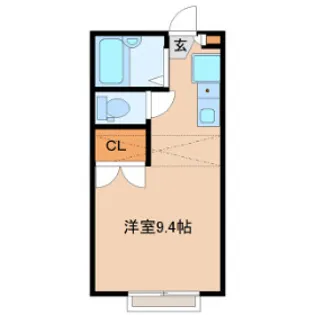 メルベーユ船岡【1階】の間取り