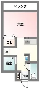 カーサフェリーニ【6階】の間取り