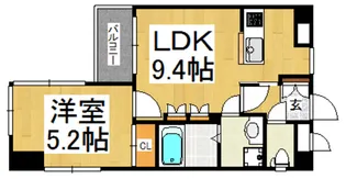 メゾンドばんらい【2階】の間取り