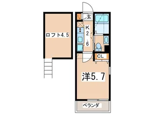 エトワ-ル横浜【2階】の間取り