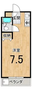 ルミナス桂【1階】の間取り