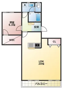 Re・vive景の宮【1階】の間取り