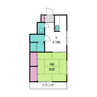 ヒルズロビン【2階】の間取り