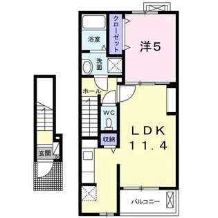 ユーミー ソネット【2階】の間取り