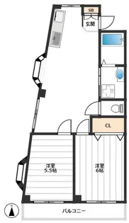 アーバン富士見【2階】の間取り