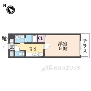 CLAIRITOKEN【1階】の間取り