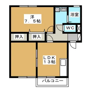 アネシス・寿B【1階】の間取り