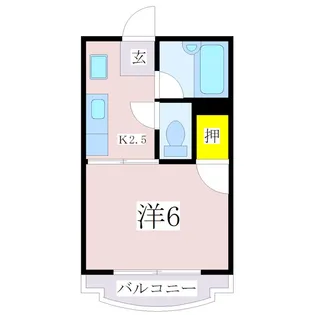 エスペール21鴨池【3階】の間取り