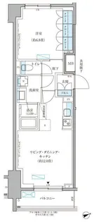パークアクシス文京本郷【7階】の間取り