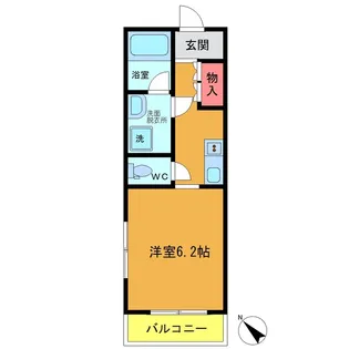 blue palette 浦安【2階】の間取り