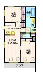 Y’s F Residence I【1階】の間取り