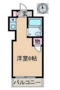スカイコート綱島【5階】の間取り