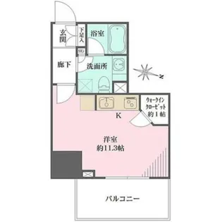 BELISTA神楽坂【6階】の間取り