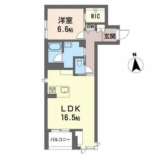 グランドメゾン新屋敷【1階】の間取り