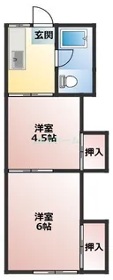 きんぎん荘【1階】の間取り