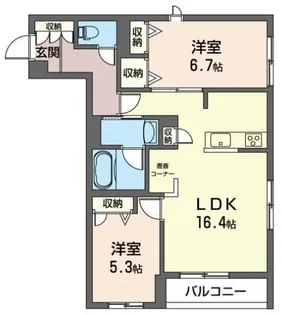 erable【3階】の間取り