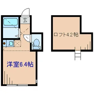 ユナイト大倉山マクリントックの杜【2階】の間取り