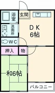 第3もえぎ野ハイツ【2階】の間取り
