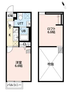 Porte Avenir (ポルト アヴニール)【2階】の間取り