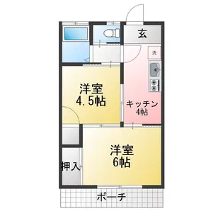 コーポ時田【1階】の間取り