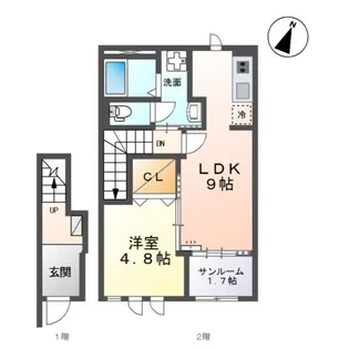 Grand maison【2階】の間取り