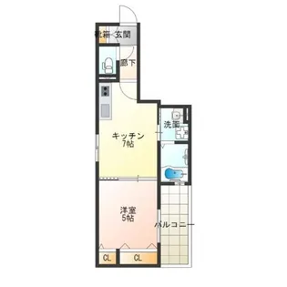 ラモーナ玉出東II【2階】の間取り