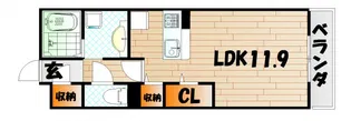 エスポワールコート【3階】の間取り