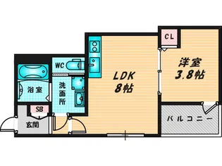 LIVFIT放出【2階】の間取り