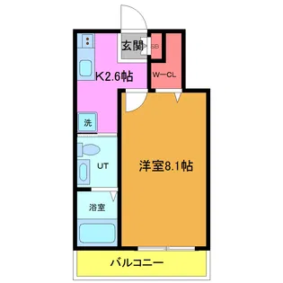 フィオーレ津田沼【3階】の間取り
