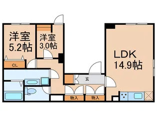 クリスタル御茶ノ水【2階】の間取り