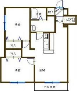 マ・メゾン【3階】の間取り