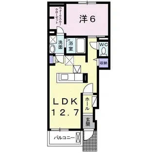 グラン・トゥールIII【1階】の間取り
