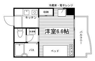 シャトー南方【3階】の間取り