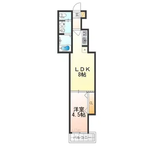 H-maison姫島III【2階】の間取り