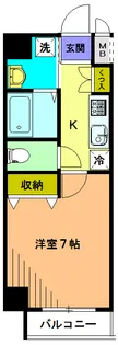 フローリッシュ瀬田【2階】の間取り
