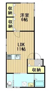 メイプル23【2階】の間取り