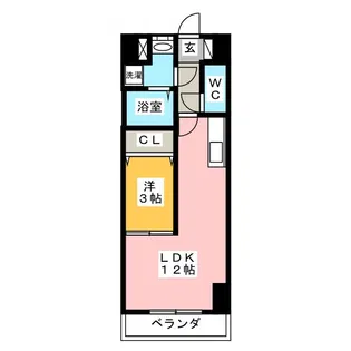 あした葉【5階】の間取り