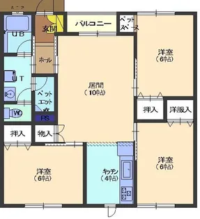 ハイムテリオス【2階】の間取り