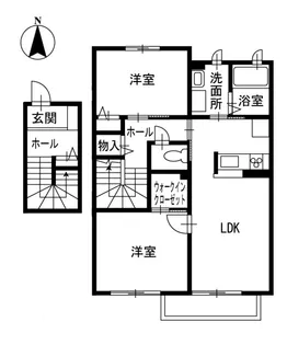 ウィステリア110【2階】の間取り
